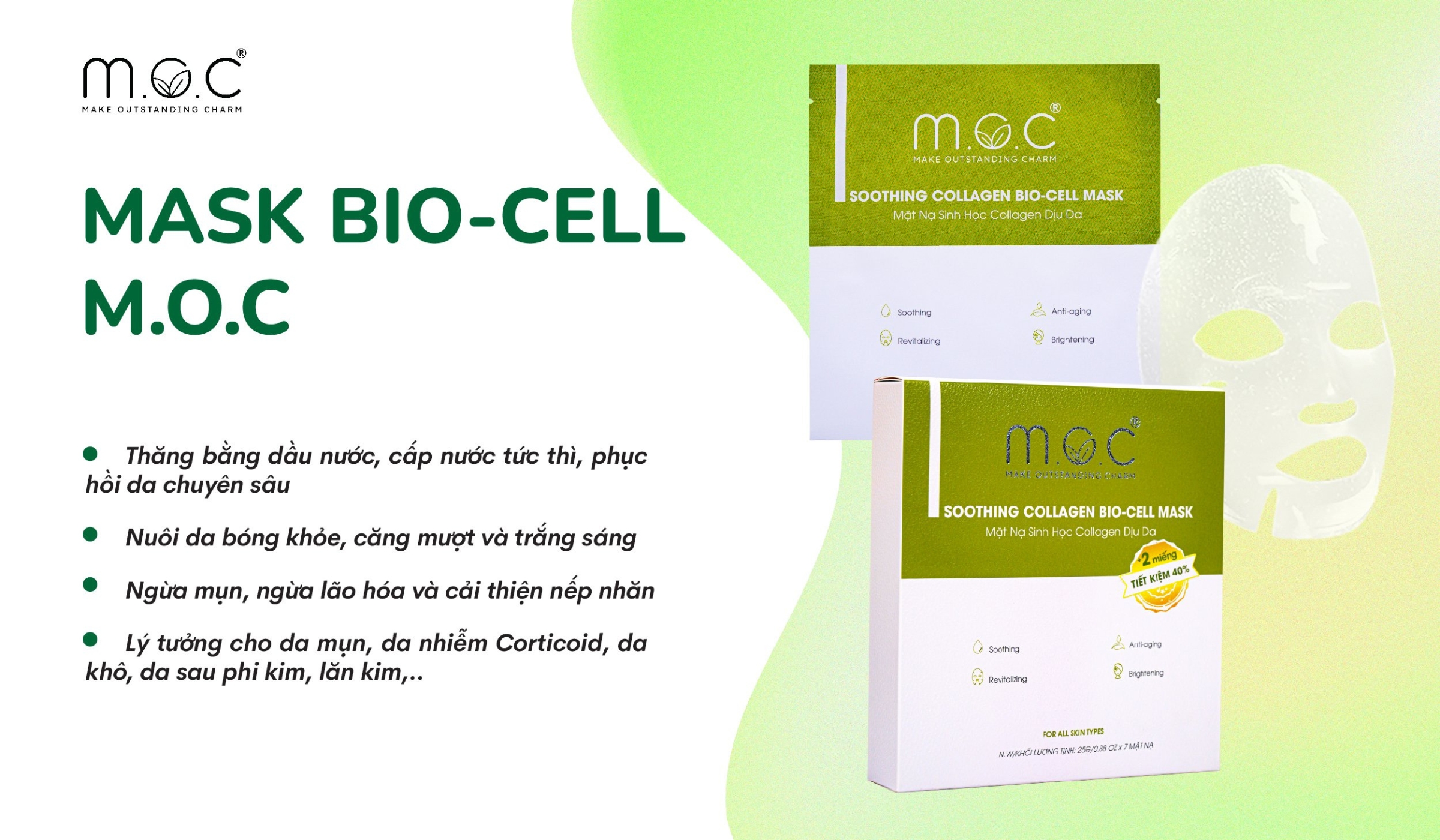 Mặt nạ sinh học Biocell M.O.C