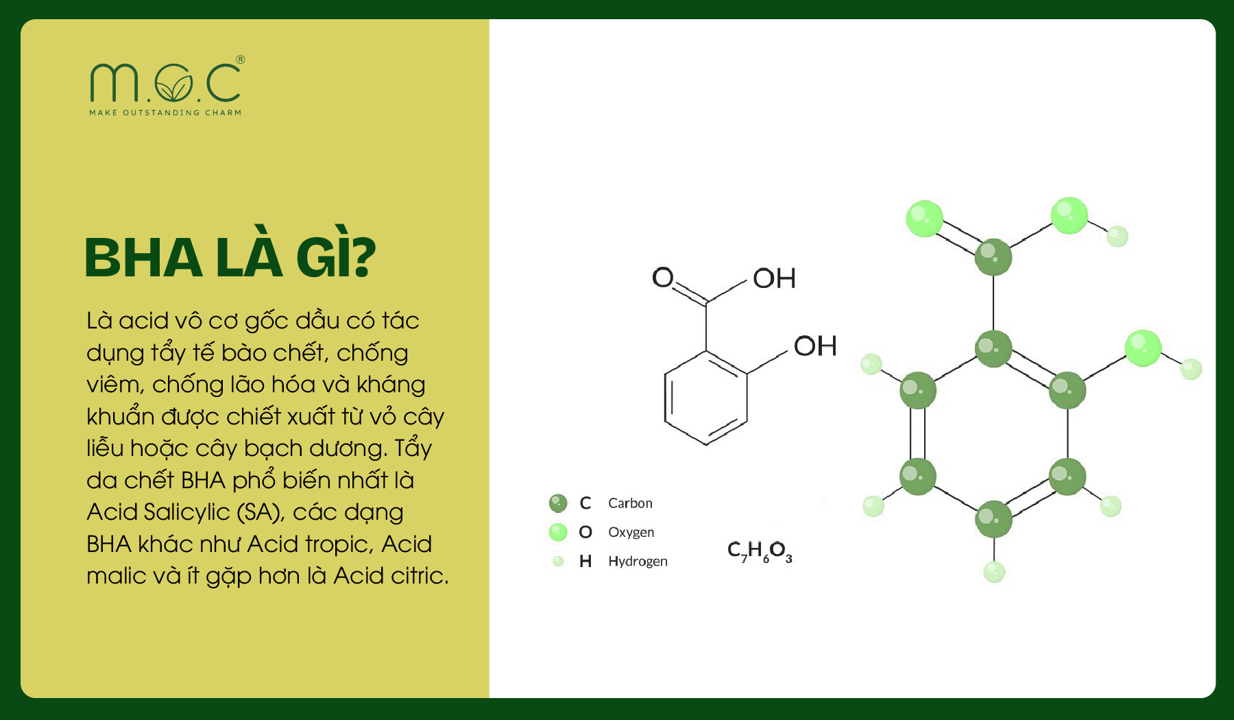 Acid Salicylic (BHA) là gì?