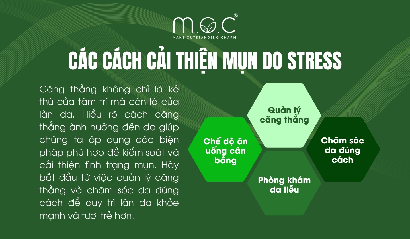 Các phương pháp cải thiện và ngăn ngừa mụn do stress