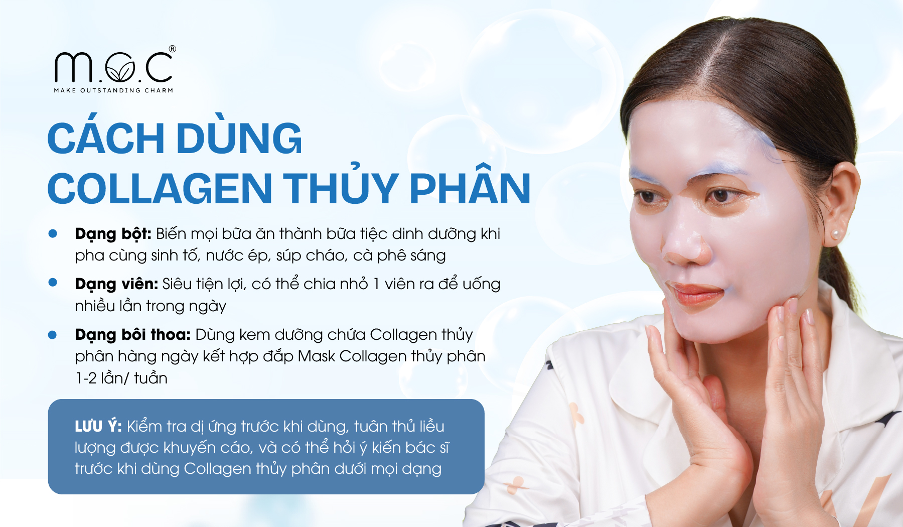 Cách dùng Collagen thủy phân