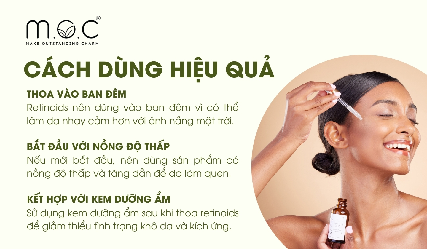 Cách dùng Retinoids hiệu quả