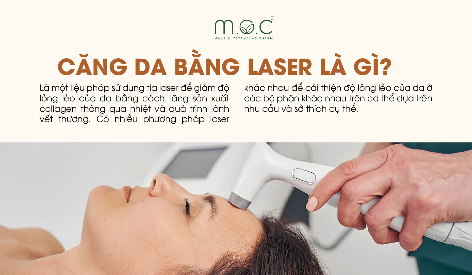 Căng da mặt bằng laser là gì?