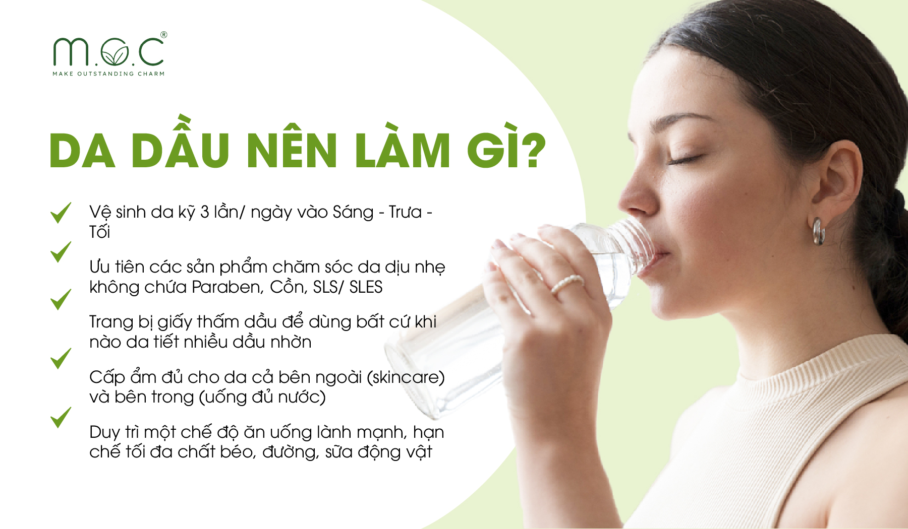 Da dầu nên làm gì?