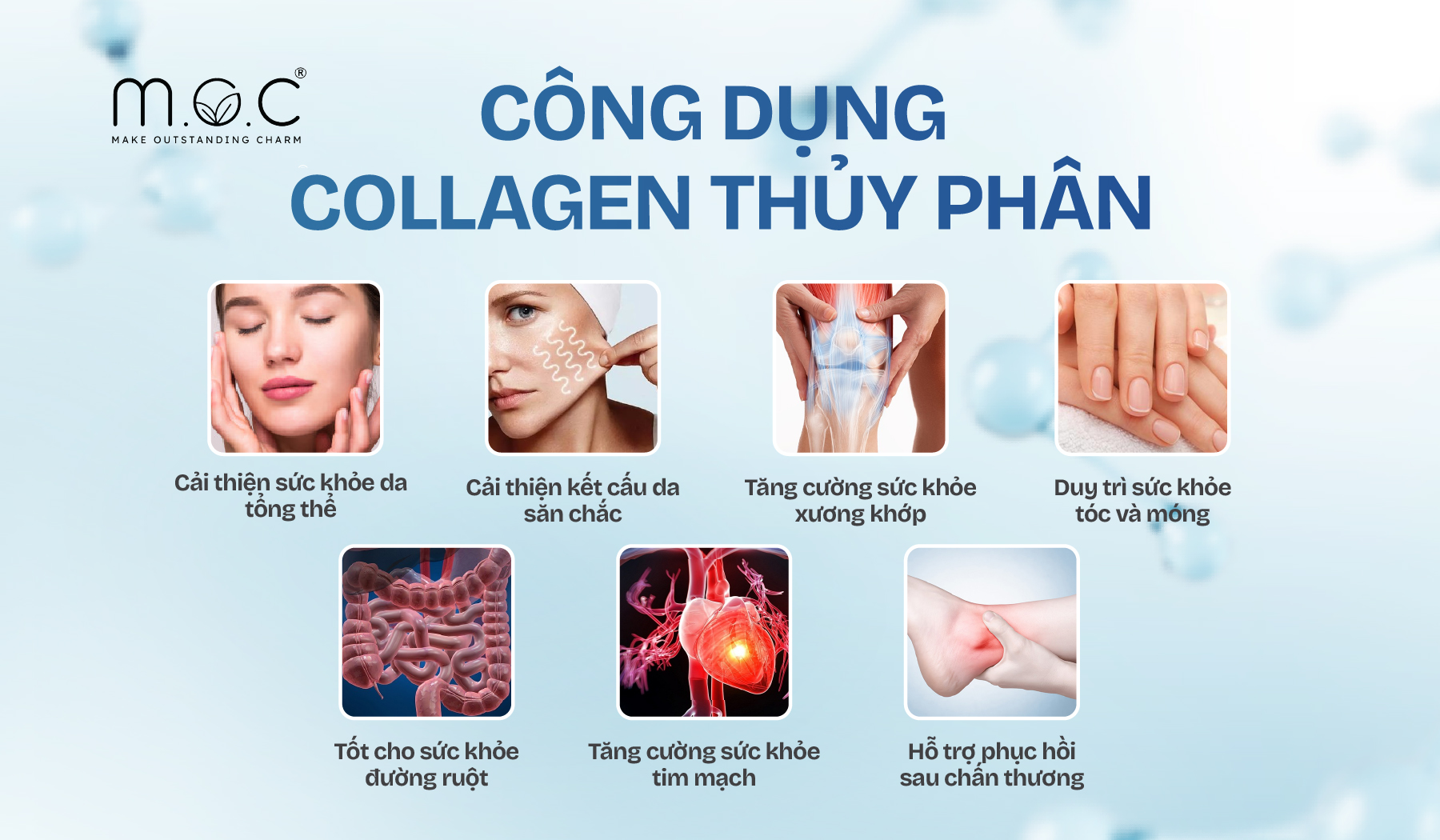 Công dụng nổi bật của Collagen thủy phân