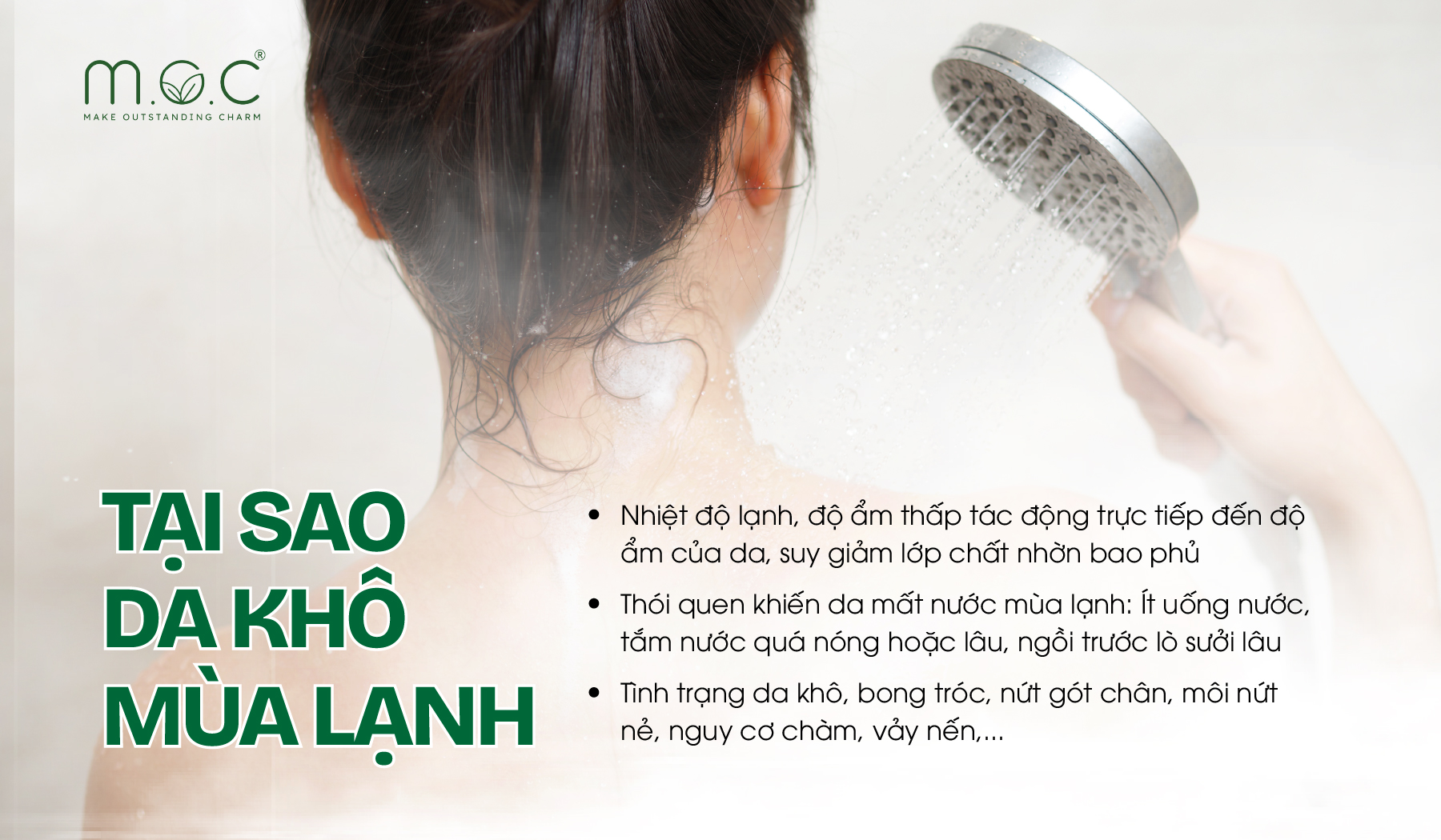 Vì sao da thường khô (mất nước) vào mùa lạnh?