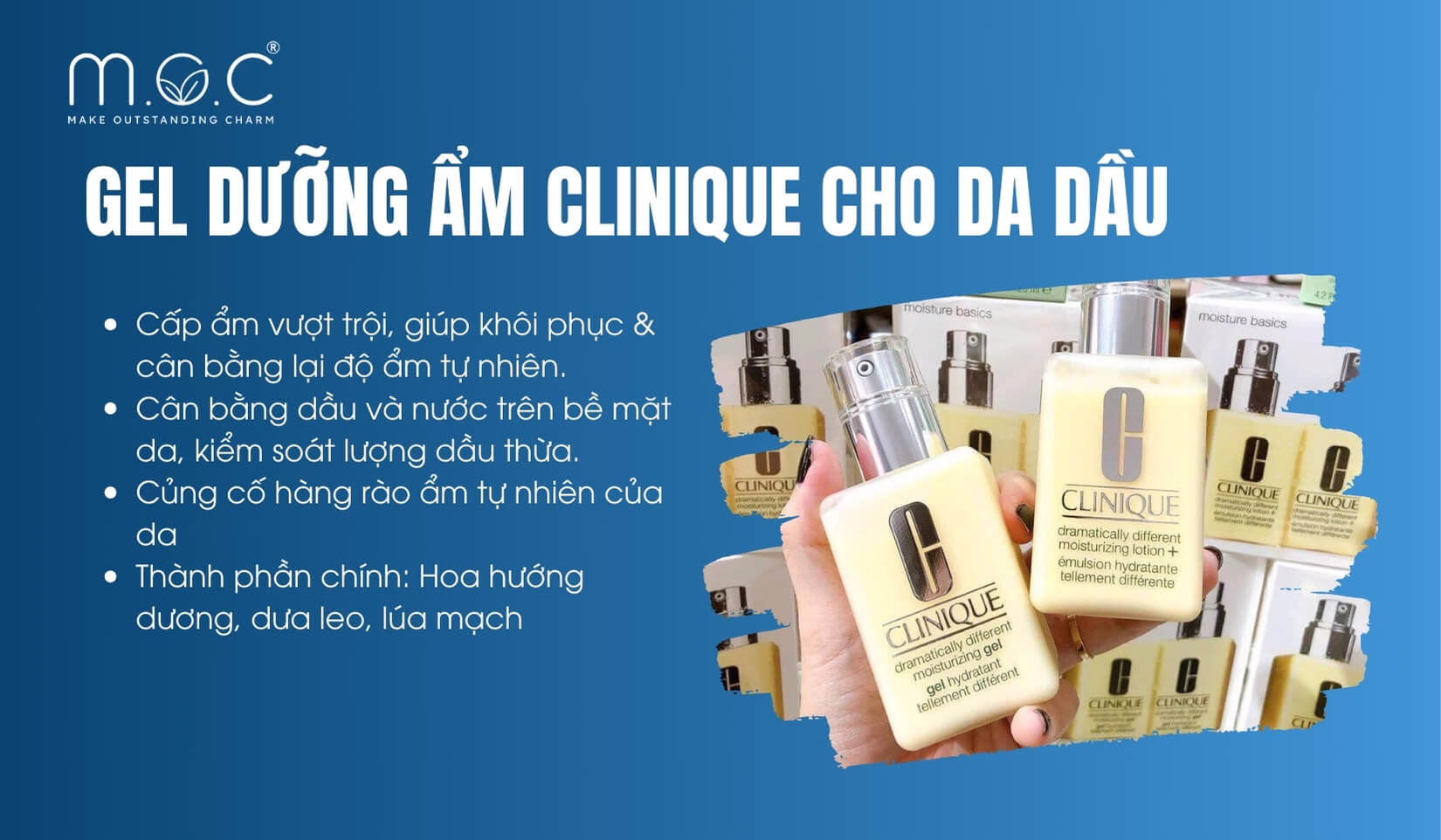 Kem dưỡng ẩm cho da dầu Clinique