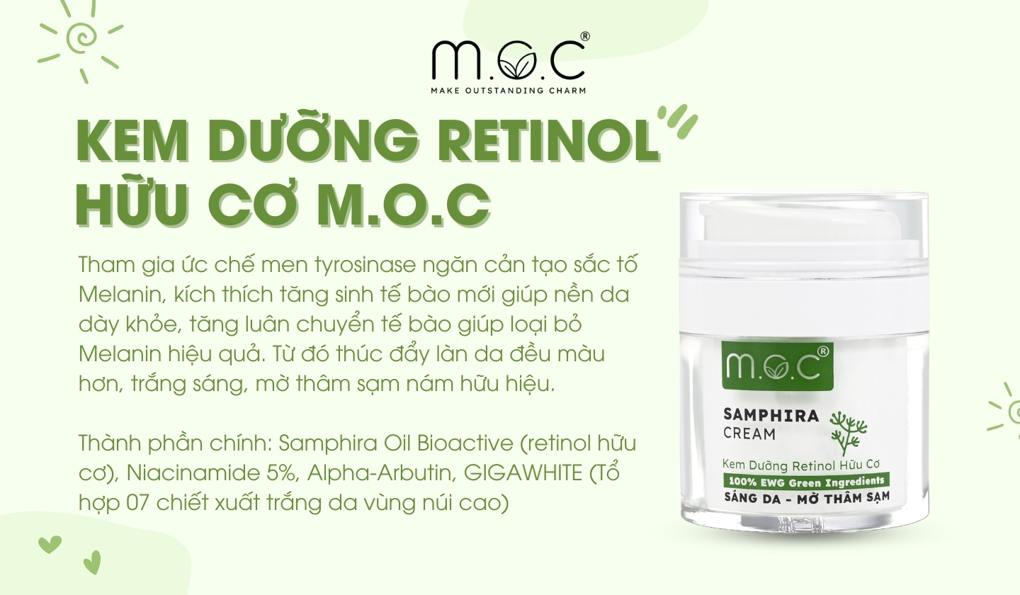 Kem dưỡng Retinol hữu cơ M.O.C