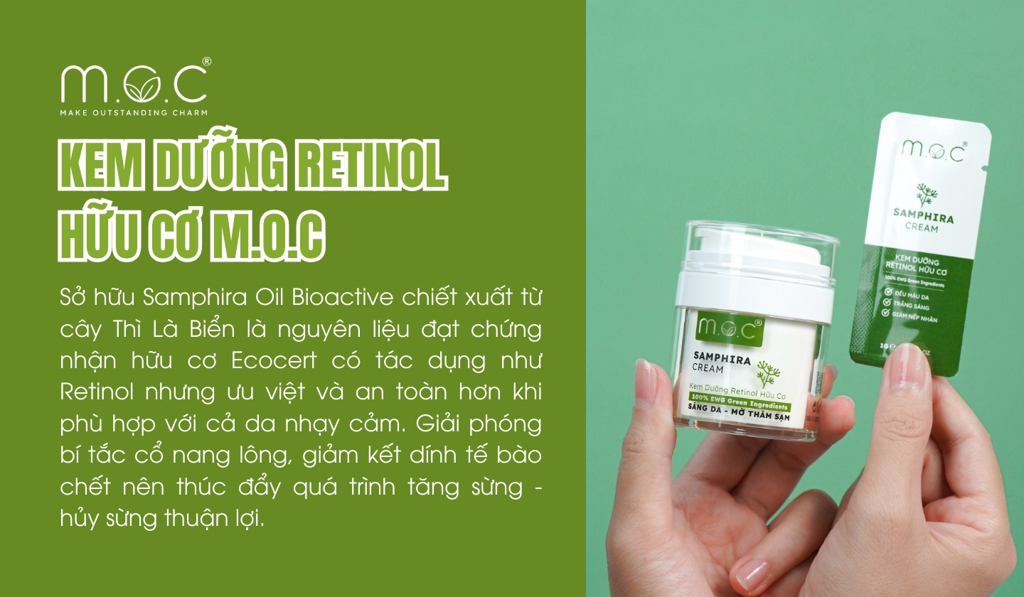 Kem dưỡng Retinol hữu cơ M.O.C