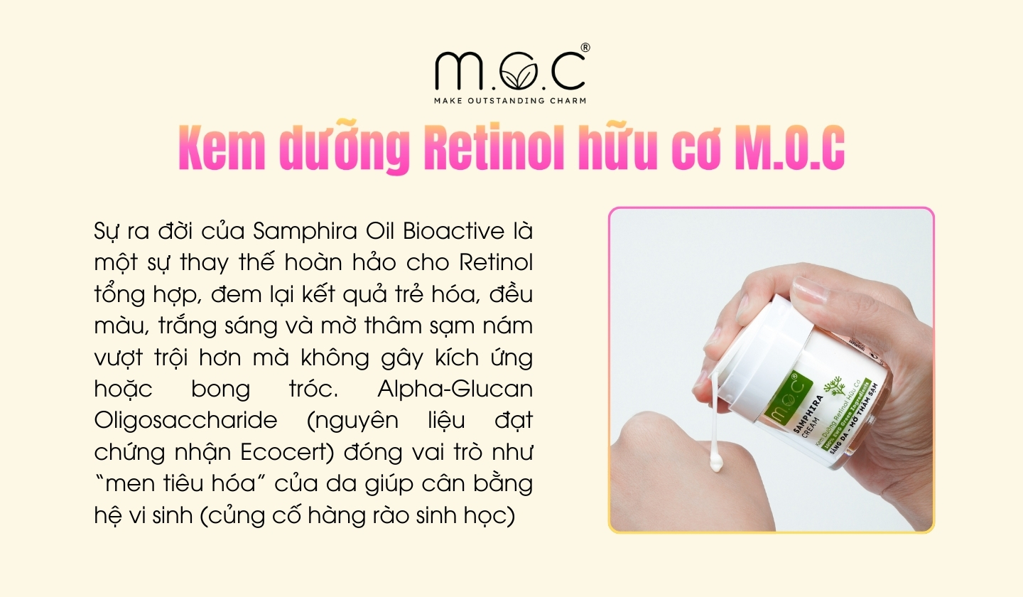 Kem dưỡng Retinol hữu cơ M.O.C