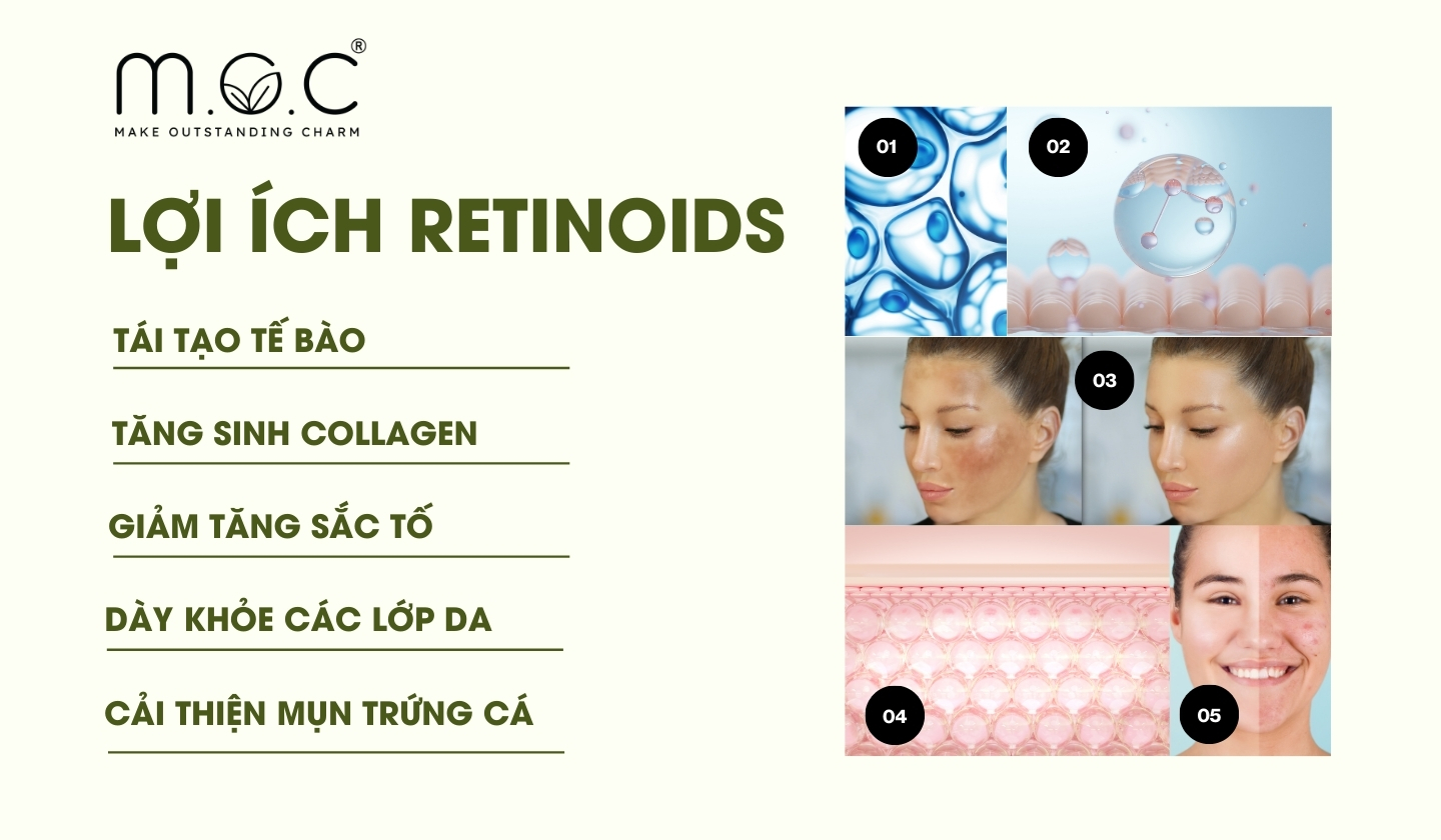 Các lợi ích quý giá của Retinoids