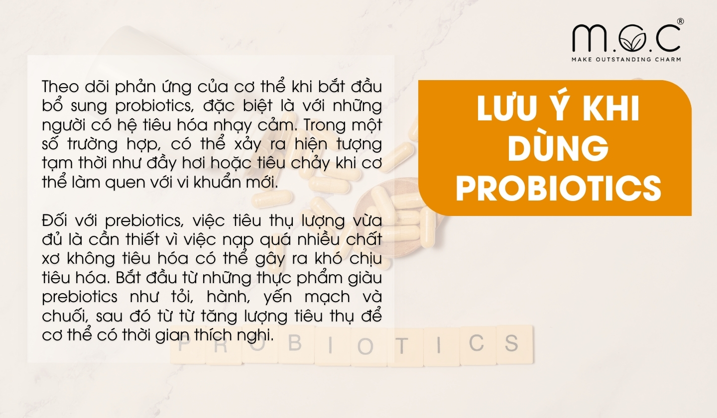 Những lưu ý khi sử dụng Probiotics