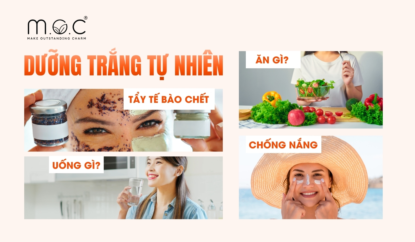 Cách dưỡng trắng da tự nhiên tại nhà