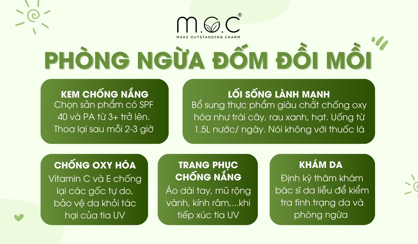 Cách phòng ngừa đốm đồi mồi