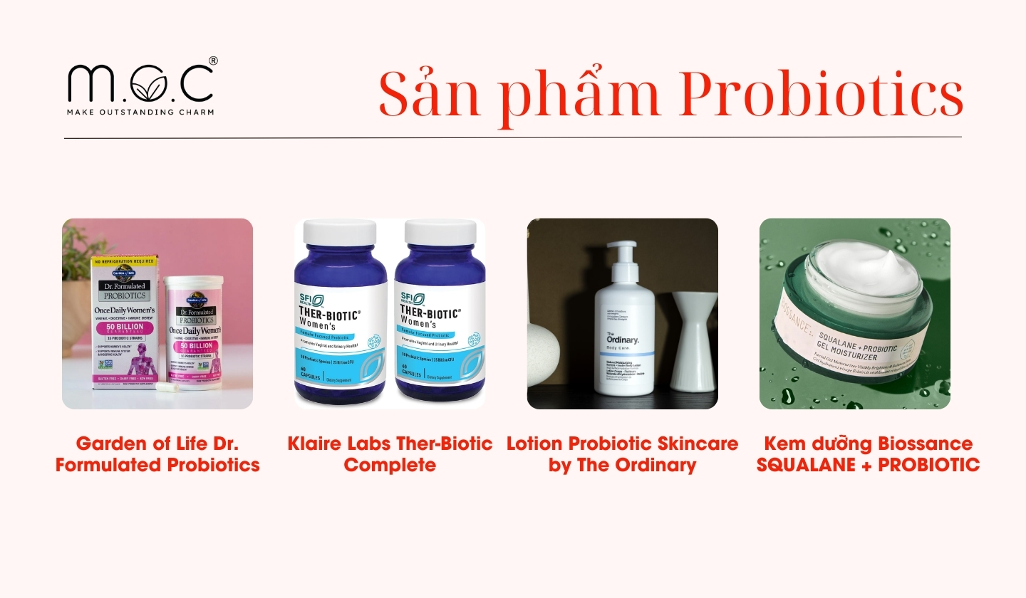 Một số sản phẩm chứa Probiotics