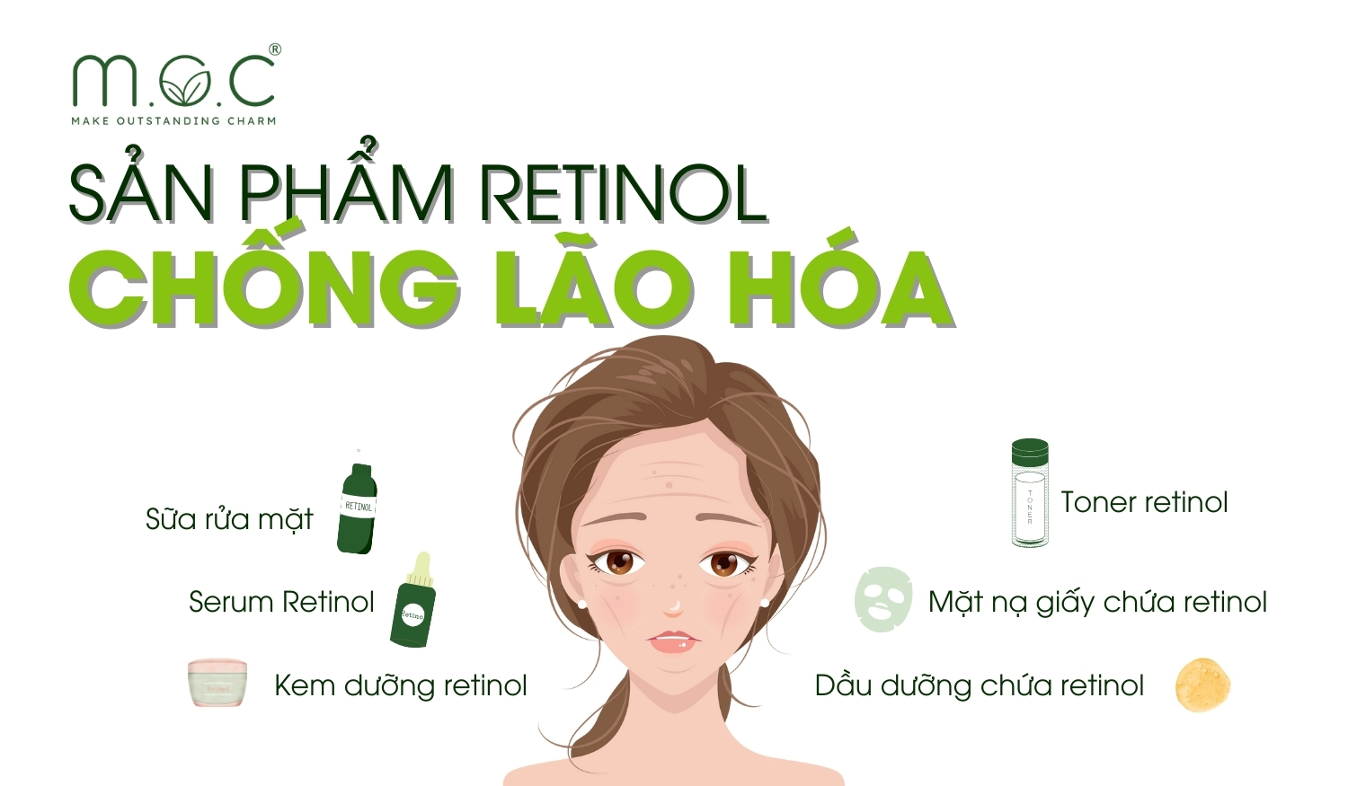 Sản phẩm Retinol chống lão hóa có những dạng nào?