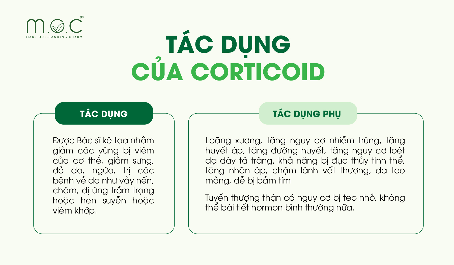 Tác dụng của Corticoid bạn đã biết?