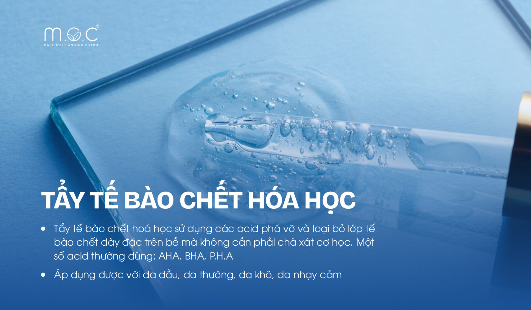 Tẩy tế bào chết hóa học là gì?