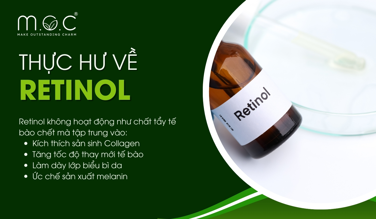 Retinol có phải tẩy tế bào chết?