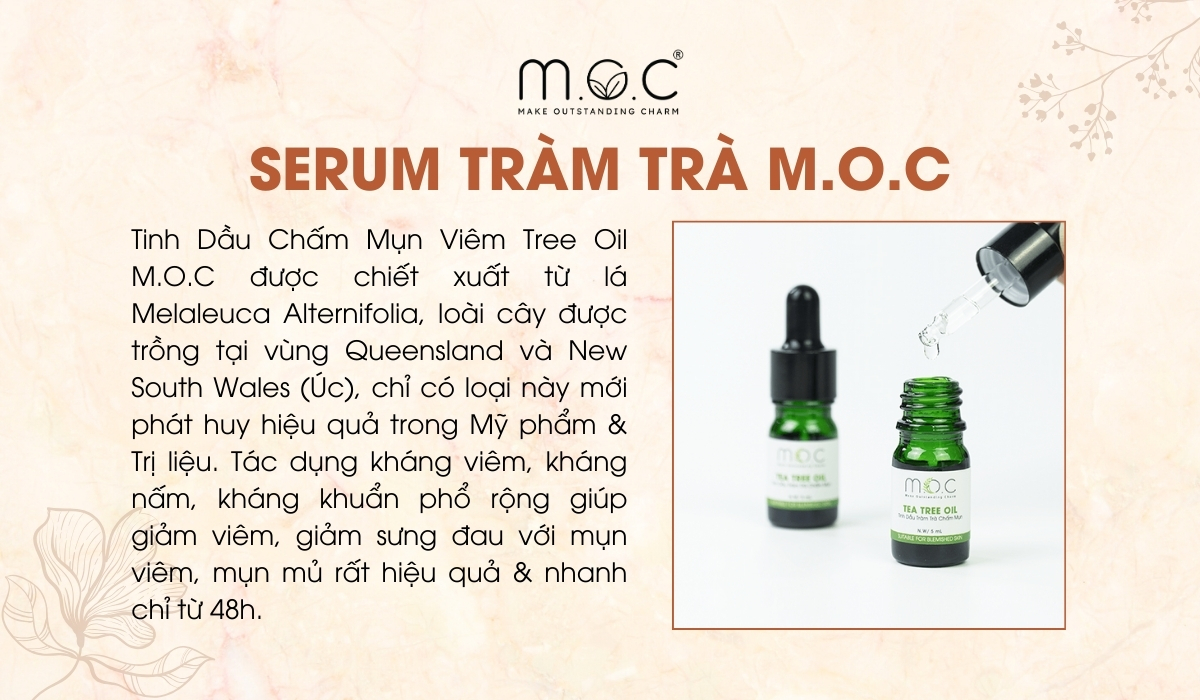 Tinh dầu tràm trà hỗ trợ cải thiện viêm da tiết bã có chỉ định của Bác sĩ, Dược sĩ