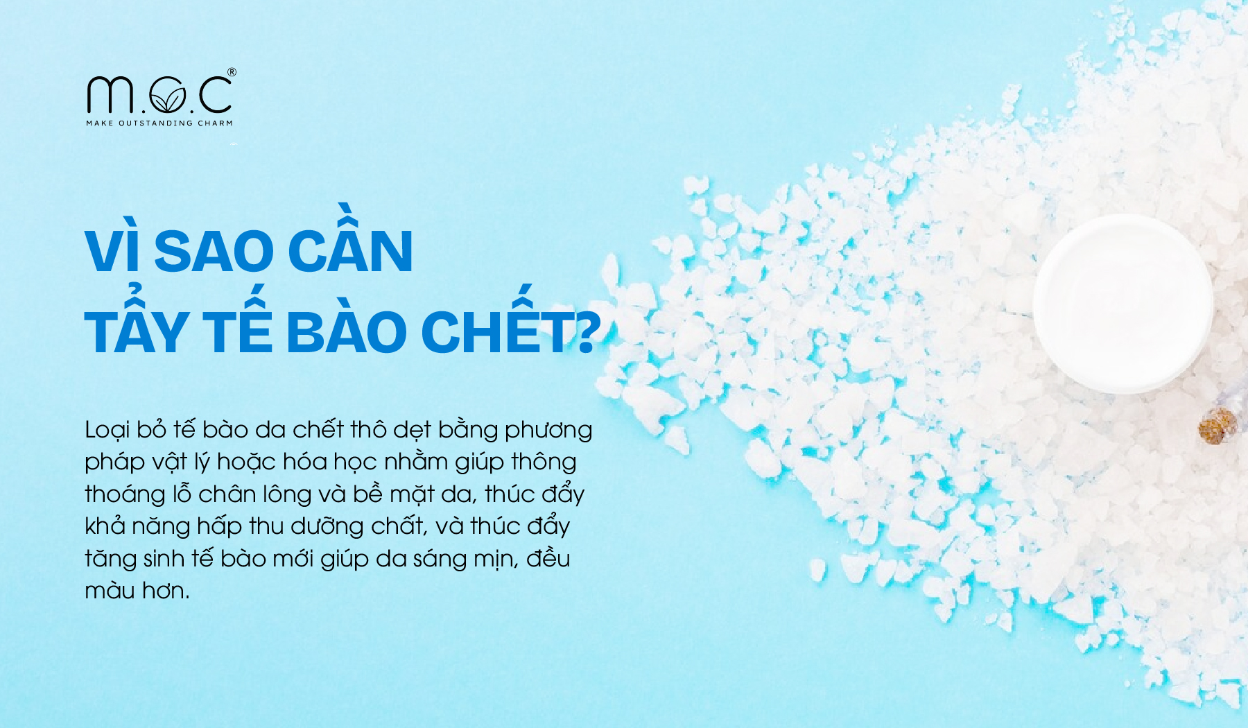 Vì sao cần tẩy tế bào chết?