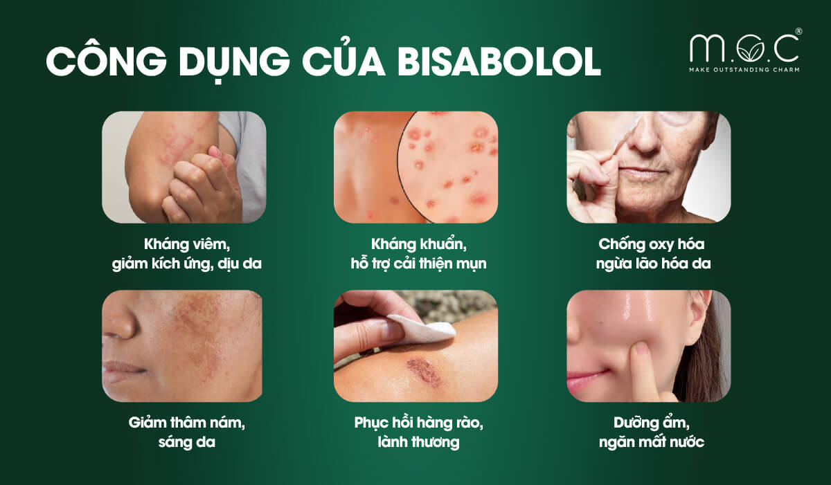 Bisabolol có tác dụng gì?