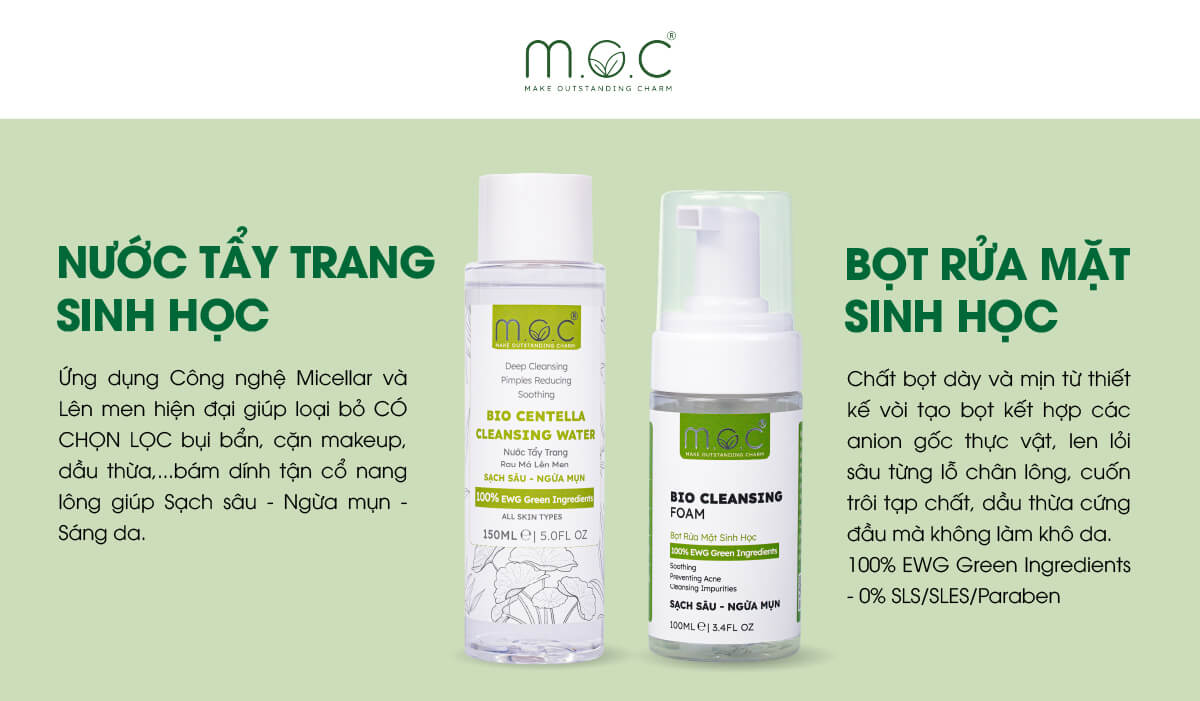 Làm sạch sâu là bước quan trọng giúp ngăn chặn lão hóa da sớm