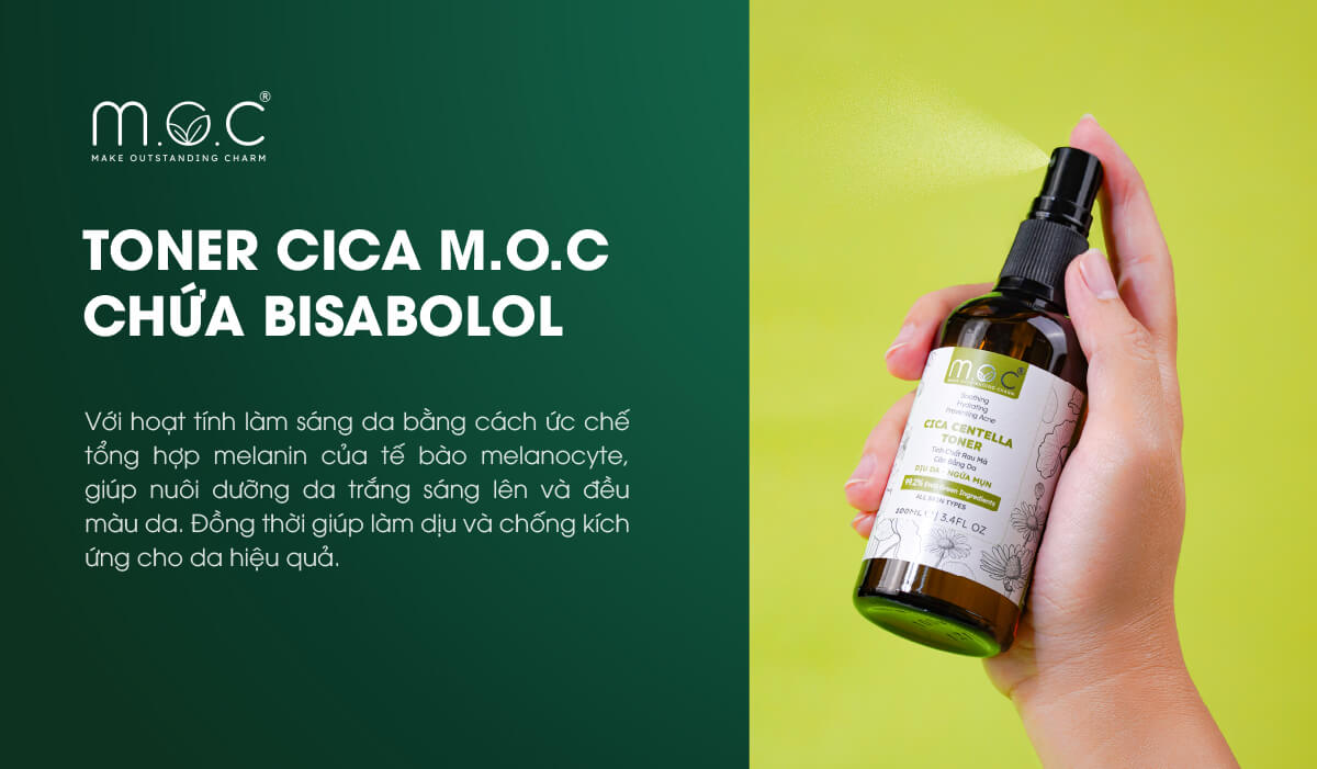 Tinh chất cân bằng da Cica M.O.C chứa Bisabolol