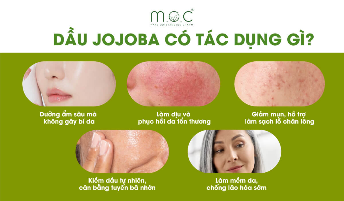 Dầu jojoba có tác dụng gì?
