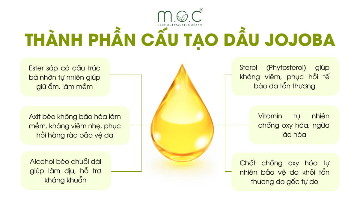 Thành phần trong dầu jojoba